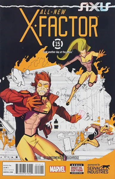 Обложка книги All-New X-Factor #15, Peter David, Carmine Di Giandomenico, Lee Loughridge