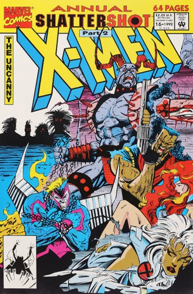Обложка книги The Uncanny X-Men Annual #16, коллектив авторов