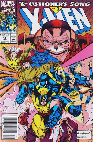 Обложка книги X-Men #14, Bob Harras, Fabian Nicieza