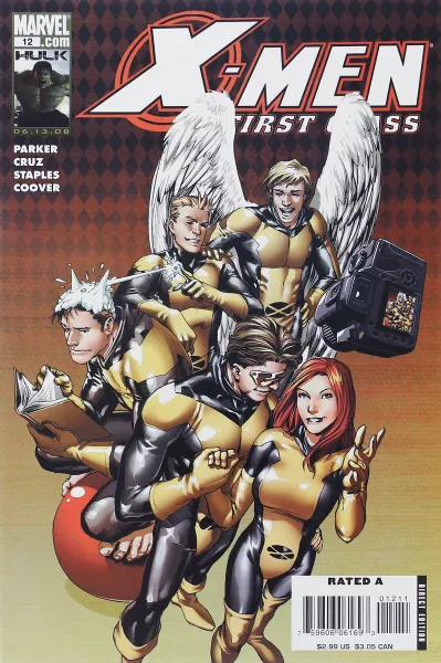 Обложка книги X-Men: First Class #12, Parker, Cruz, Staples, Coover