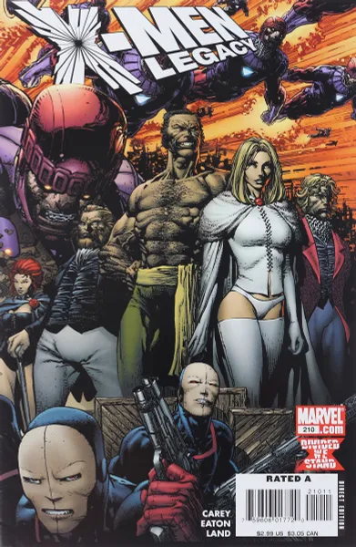 Обложка книги X-Men: Legacy #210, Mike Carey, Scot Eaton, Greg Land