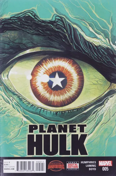 Обложка книги Planet Hulk #5, Sam Humphries, Marc Laming, Jordan Boyd