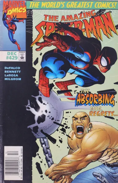 Обложка книги The Amazing Spider-Man #429, Tom DeFalco, Joe Bennett, Bud LaRosa, Allen (Al) Milgrom