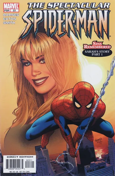 Обложка книги The Spectacular Spider-Man #23, Samm Barnes, Scot Eaton, Cam Smith