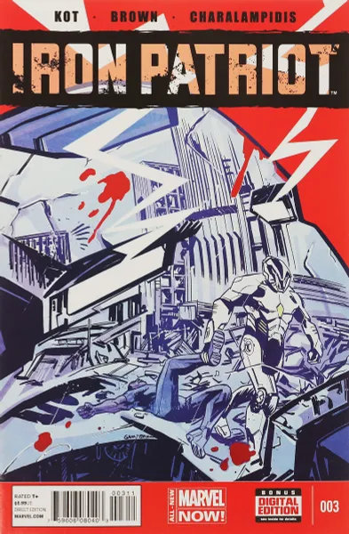 Обложка книги Iron Patriot #3, Ales Kot, Garry Brown, Jim Charalampidis