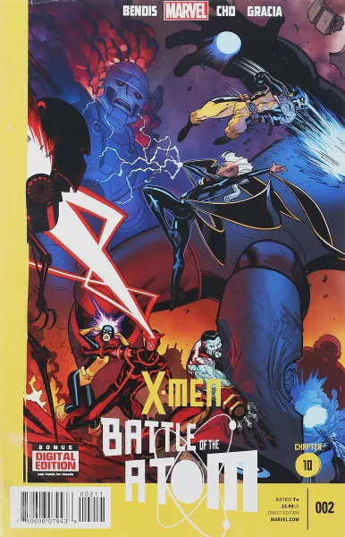 Обложка книги X-Men: Battle of the Atom #2, Brian Michael Bendis, Marte Gracia