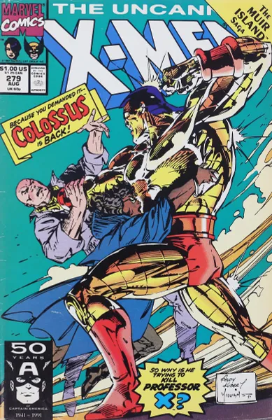 Обложка книги The Uncanny X-Men #279, Tom DeFalco, Bob Harras