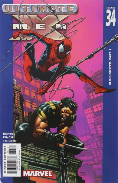 Обложка книги Ultimate X-Men #34, Brian Michael Bendis, David (Dave) Finch, Art Thibert