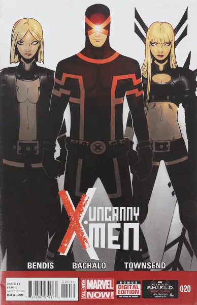 Обложка книги Uncanny X-Men #20, Brian Michael Bendis, Chris Bachalo, Tim Townsend