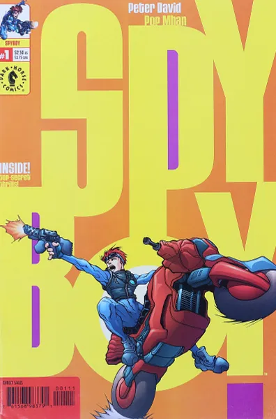 Обложка книги Spyboy #1, Peter David, Pop Mhan