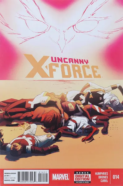 Обложка книги Uncanny X-Force #14, Sam Humphries, Philippe Briones, David Curiel