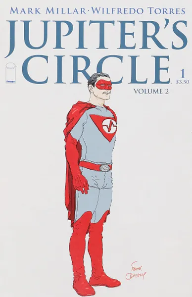 Обложка книги Jupiter's Circle #1b, Mark Millar, Wilfredo Torres