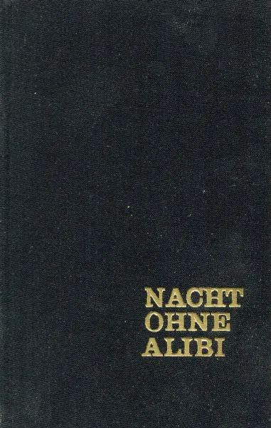 Обложка книги Nacht ohne Alibi, Hans Schneider