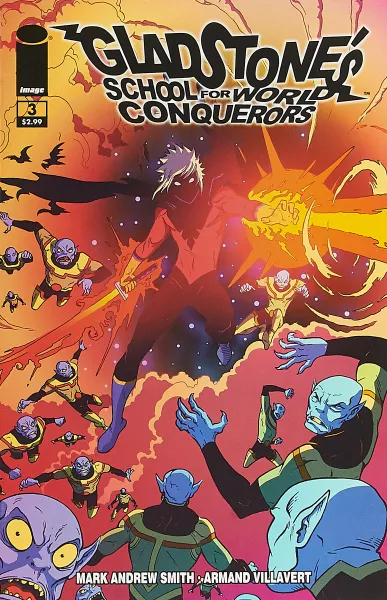 Обложка книги Gladstone's School for World Conquerors #3, Mark Smith, Armand Villavert, Jr.