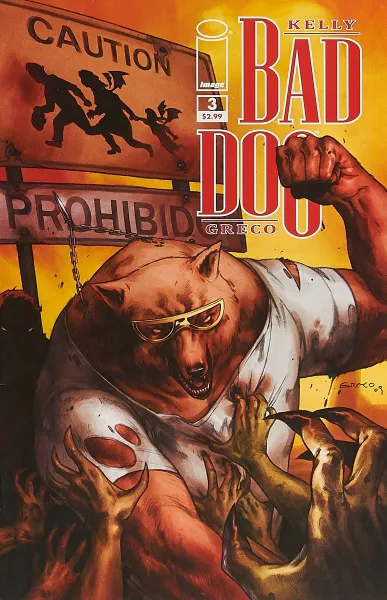 Обложка книги Bad Dog #3, Joe Kelly, Diego Greco