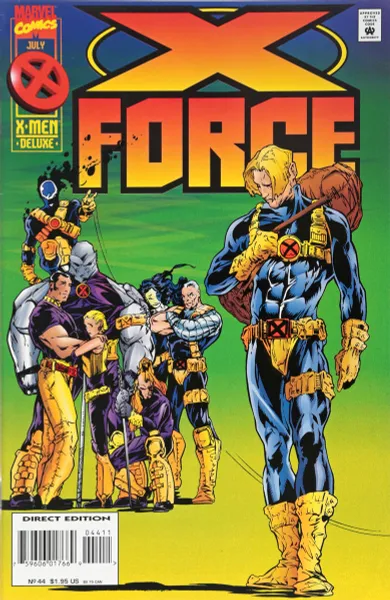 Обложка книги X-Force #44, Bob Harras, Jeph Loeb