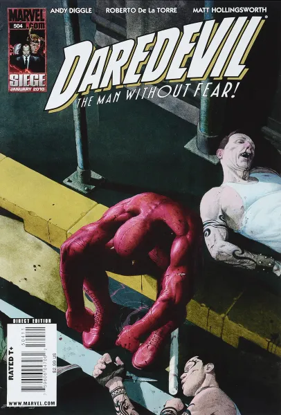 Обложка книги Daredevil #504, Andy Diggle, Roberto (Rob) DeLaTorre, Matt Hollingsworth