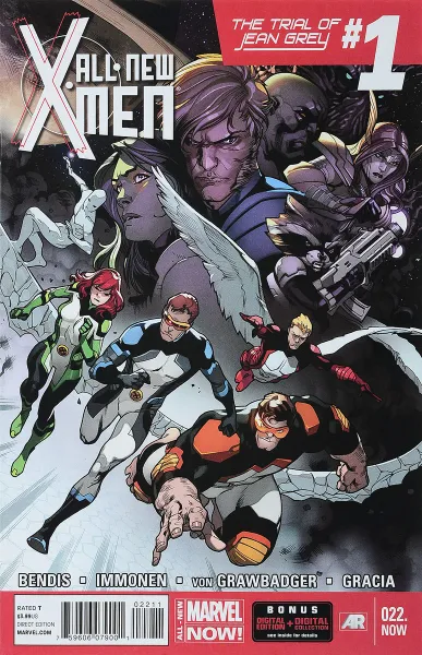 Обложка книги All-New X-Men #22, Brian Michael Bendis, Stuart Immonen, Wade Von Grawbadger