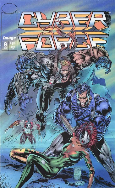 Обложка книги Cyberforce #9, Chris Claremont, Brian Haberlin