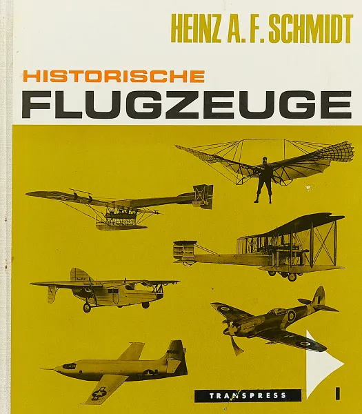 Обложка книги Historische Flugzeuge I, H. Schmidt