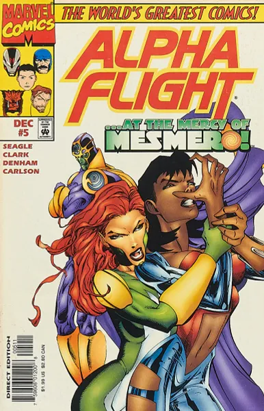 Обложка книги Alpha Flight #5, Steven T. Seagle, Brian Denham, Scott Clark