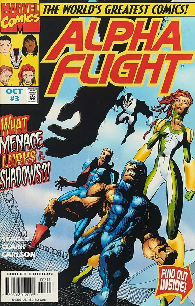 Обложка книги Alpha Flight #3, Steven T. Seagle, Scott Clark, Chris Carlson