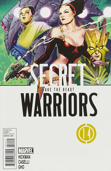 Обложка книги Secret Warriors #14, Jonathan Hickman, Stefano Caselli, Sunny Gho