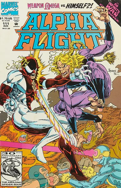 Обложка книги Alpha Flight #111, Simon Furman, Rob Tokar