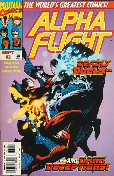 Обложка книги Alpha Flight #2, Steven T. Seagle, Scott Clark, Chris Carlson