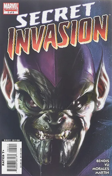 Обложка книги Secret Invasion #5, Brian Michael Bendis, Leinil Francis Yu, Mark Morales, Laura Martin (DePuy)