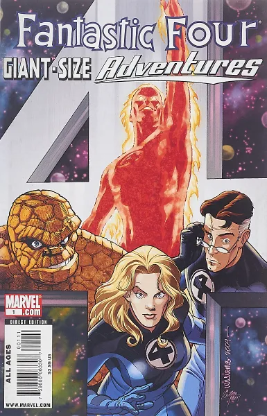 Обложка книги Fantastic Four: Giant-Size Adventures #1, Paul Tobin, Vicente Cifuentes