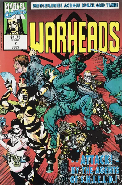 Обложка книги Warheads #2, John Freeman, Nick Vince