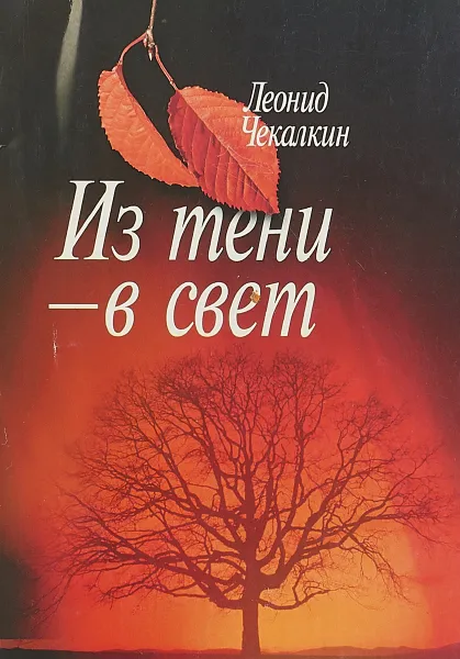 Обложка книги Из тени  - в свет, Леонид Чекалкин