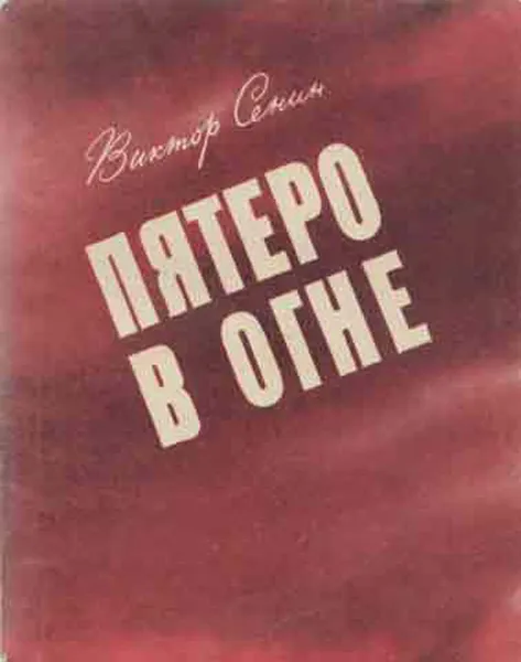 Обложка книги Пятеро в огне, Сенин В.
