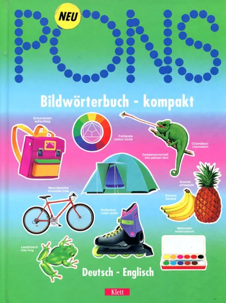 Обложка книги Pons Worterbuch. Bildworterbuch-kompakt. Deutsch-Englisch, Jean-Claude Corbeil, Ariane Archambault