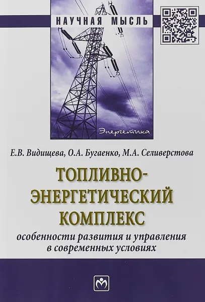 Обложка книги Топливно-энергетический комплекс. Особенности развития и управления в современных условиях, Е. В. Видищева, О. А. Бугаенко, М. А. Селиверстова