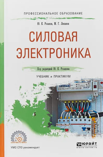 Обложка книги Силовая электроника. Учебник и практикум, Ю. К. Розанов, М. Г. Лепанов