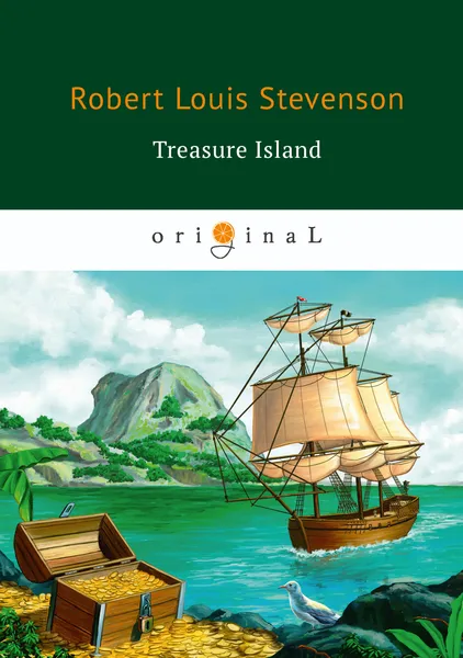 Обложка книги Treasure Island, R. L. Stevenson