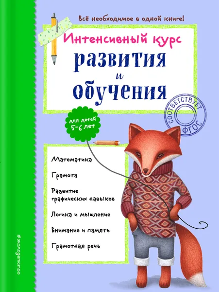 Обложка книги Интенсивный курс развития и обучения. Для детей 5-6 лет, А. В. Волох