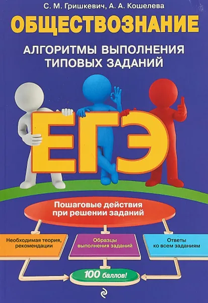 Обложка книги ЕГЭ. Обществознание. Алгоритмы выполнения типовых заданий, Анна Кошелева,Светлана Гришкевич