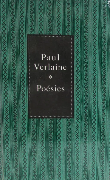 Обложка книги Paul Verlaine. Poesies, Поль Верлен