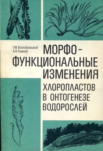 Обложка книги Морфофункциональные изменения хлоропластов в онтогенезе водорослей., Г.М. Воскобойников, А.Н. Камнев