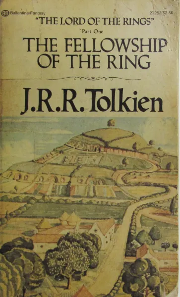Обложка книги The Lord of the Rings. Part one. The fellowship of the ring, J.R.R. Tolkien