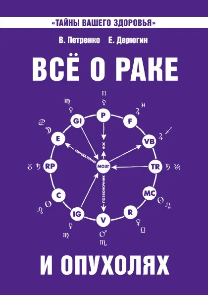 Обложка книги Все о раке и опухолях. Загадка нашего здоровья, В. Петренко, Е. Дерюгин