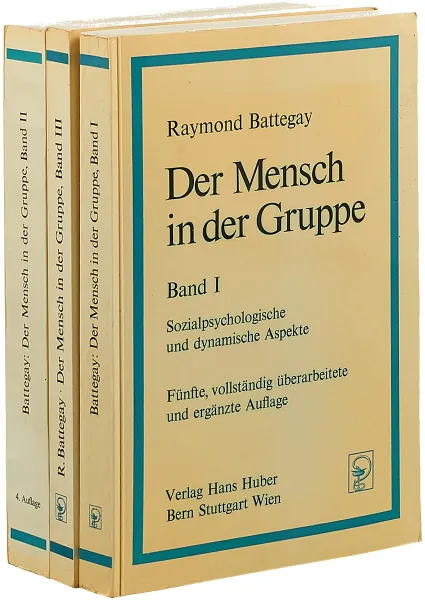 Обложка книги Der Mensch in der Gruppe (комплект из 3 книг), Raymond Battegay