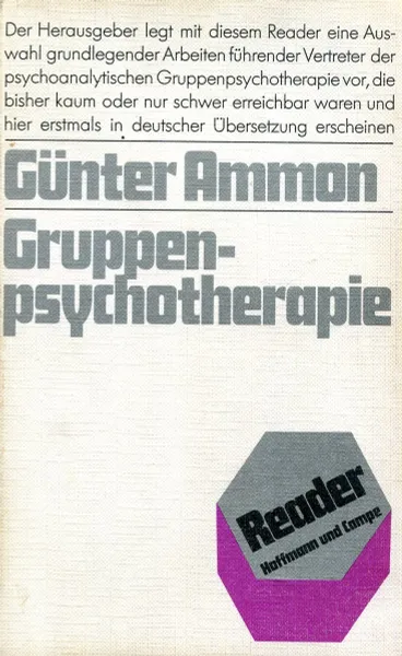 Обложка книги Gruppenpsychotherapie, Gunter Ammon