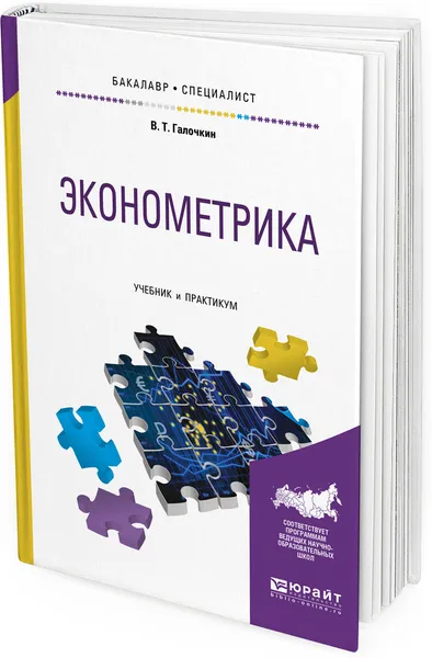 Обложка книги Эконометрика. Учебник и практикум для бакалавриата и специалитета, В. Т. Галочкин