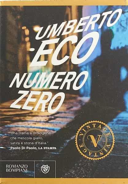 Обложка книги Numero Zero, Umberto Eco