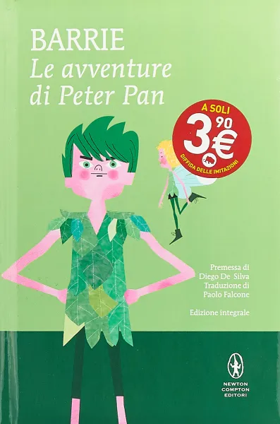 Обложка книги Le avventure di Peter Pan, James Matthew Barrie