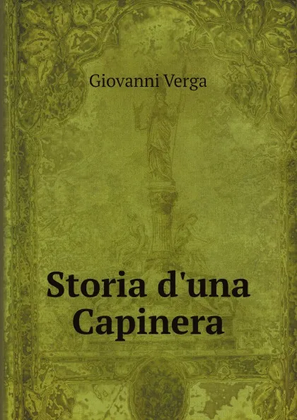 Обложка книги Storia d'una Capinera, Giovanni Verga